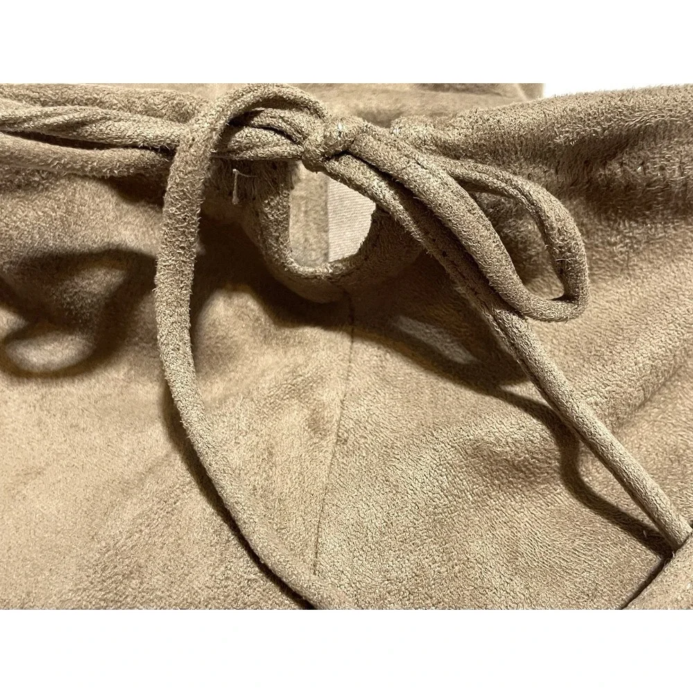 Forever Suede Knee High Boots‎ with Ties 23